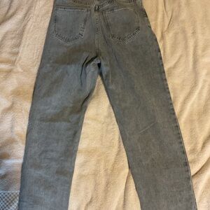SHEIN Blue Straight Leg Women Jeans